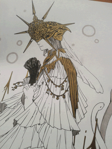 INKTOBER Day 8I had the request to draw a character from the videogame Dark Souls, so I choose Gwynd