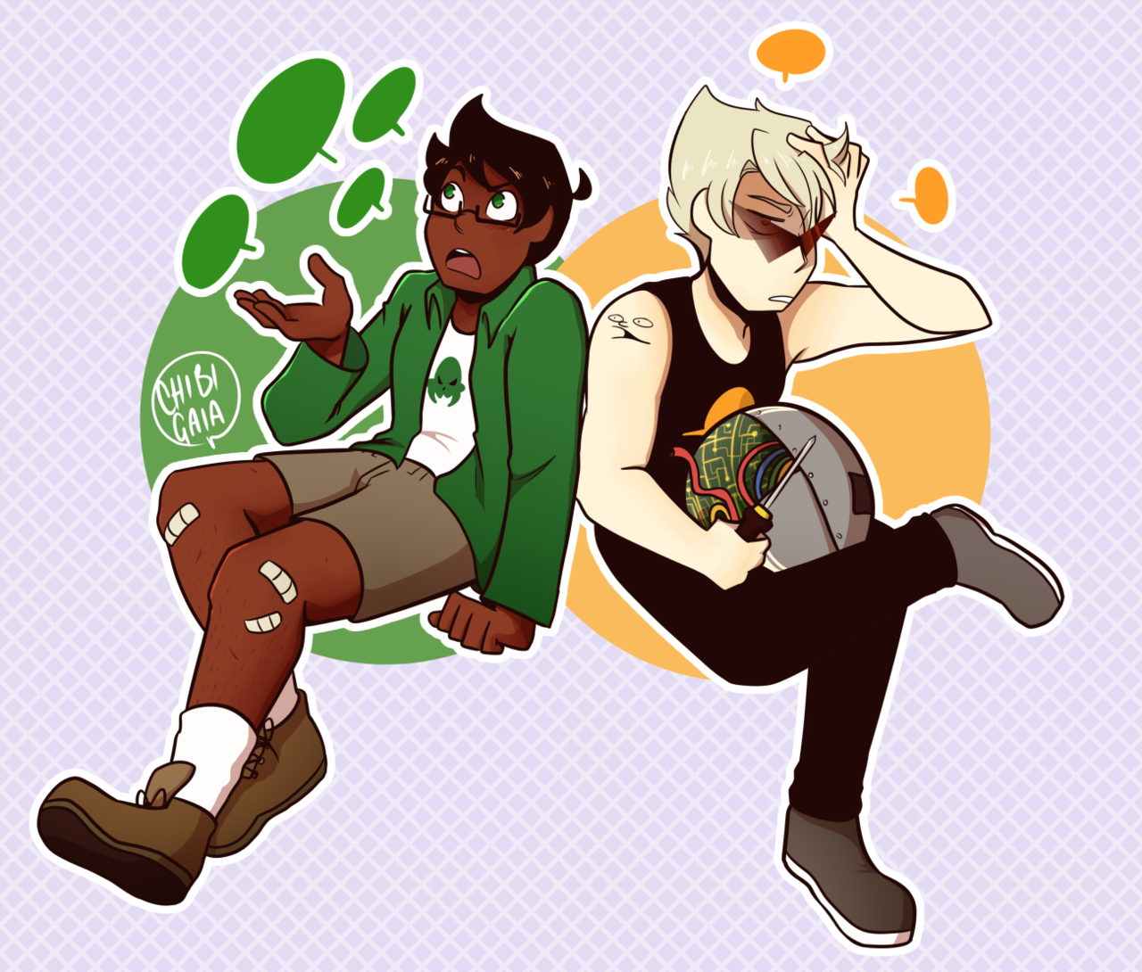 chibigaia-art: sometimes you just gotta,,,, go back to your roots,, and draw the
