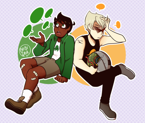 chibigaia-art: sometimes you just gotta,,,, go back to your roots,, and draw the boys  [Commissions page!]   