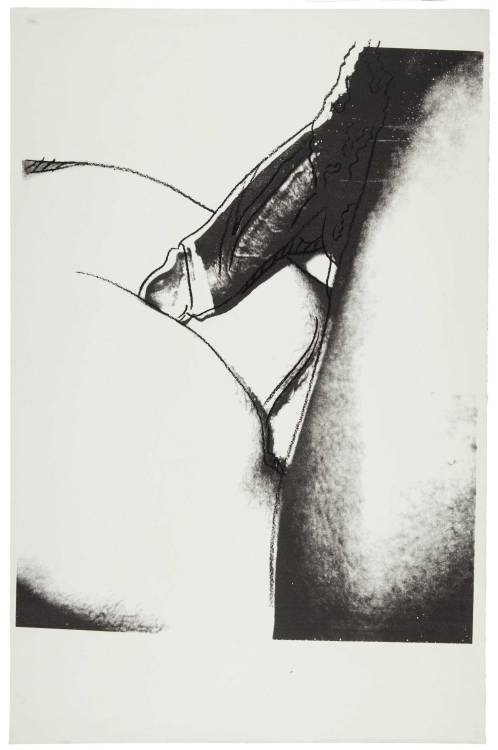 paultoes:  ANDY WARHOL (1928-1987) Sex Parts (See F. & S. II.174) screenprint on paper, a unique trial proof 40 x 26 in. (101.6 x 66 cm.) Executed in 1978.  © 2015 The Andy Warhol Foundation for the Visual Arts, Inc.