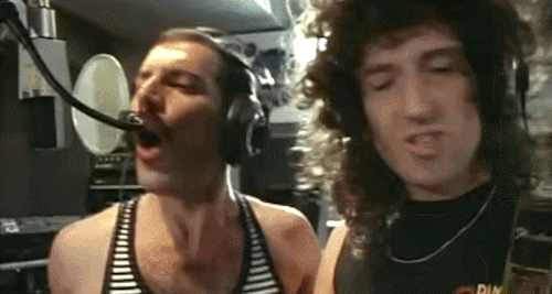 rushingheadlong:Brian singing in the One Vision music video