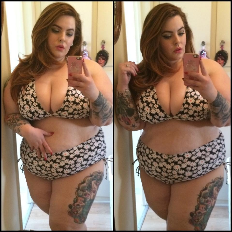 Plus size bikini models