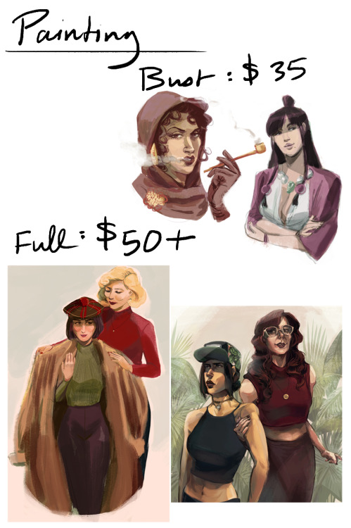 Jenarts Commissions!Hi everyone! I’m opening up commissions for digital works- these are the basic o