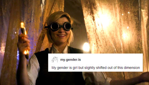 johannesviii:A compilation of enby textposts + Doctor Who screenshots because this was left unfinish