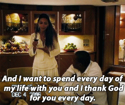 girlsluvbeyonce: Beyoncé to Jay Z in a home movie from Dec. 4, 2006