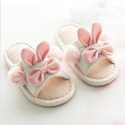 Couple Rabbit Ears Linen Slippers Sandals Shoes starts at $21.90 ✨✨ Lovely, isn&rsquo;t it?