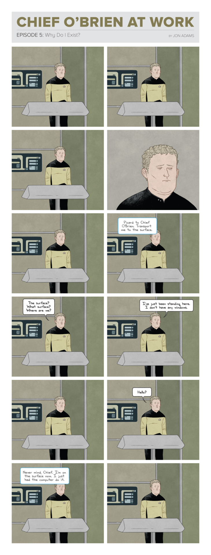 Chief o brien at work episode 5 why do i exist read the next 
