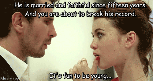 jasidevil:  Yes, I’m young. And your wife… is old. So why waste your sexual energy