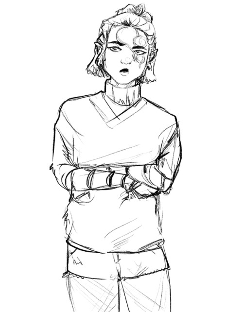 cheekywithcullen:@falsesecuritysketches shae lavellan is more of a “flip you off with a look” kinda 