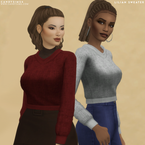 ELSA &amp; LILIAN SWEATERBoth items are second versions of other ccs that I did in the past.ABOU