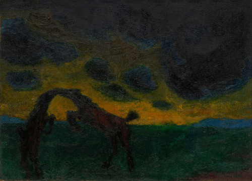 guggenheim-art - Young Horses by Emil Nolde, 1916, Guggenheim...