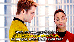 trektags: trektags:  #Uhura and Jim are the sassy girlfriend squad (tags via pineism)