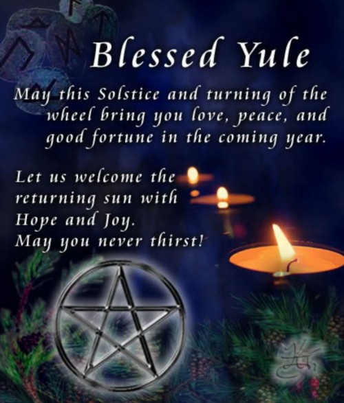Have a blessed Yule everyone.