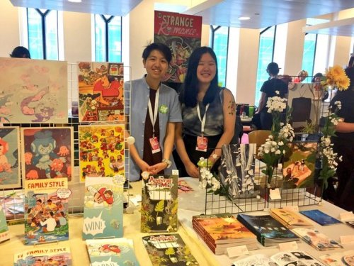 Thanks for a great first day at TCAF!! I sold out of copies of @familystylezine and only have a few 