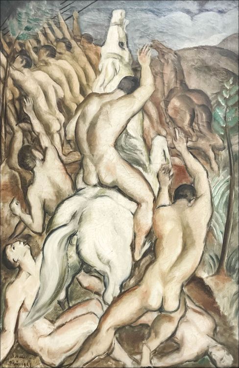 beyond-the-pale:  Nils Wedel (Swedish, 1897-1967) Untitled (Men and Horses) 1921