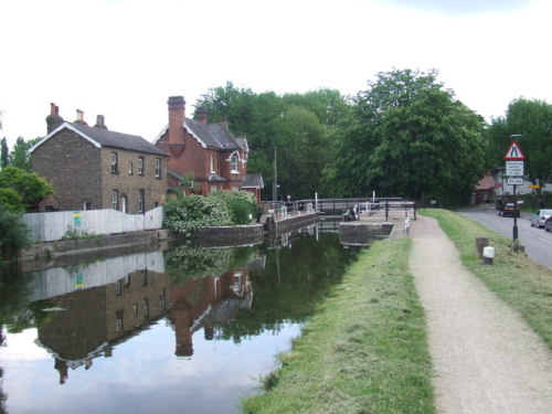 Enfield Lock, River Lee Navigation, London Borough of Enfield