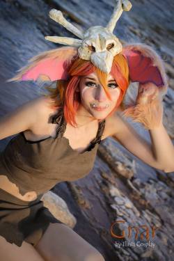 kamikame-cosplay:  Gnar’s cosplay from