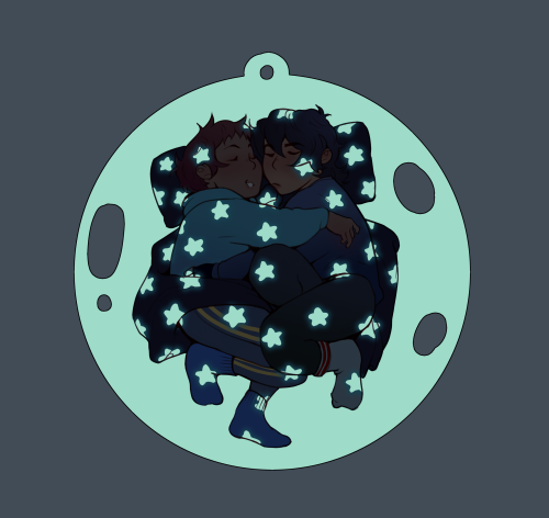 Glow in the dark charm to keep the night a little bit brighter with a cute version for phone backgro