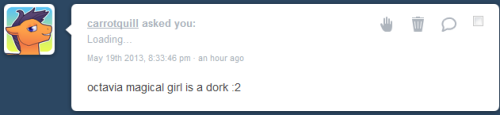 youobviouslyloveoctavia:  She didn’t mean to be a dork.  Dawww <3