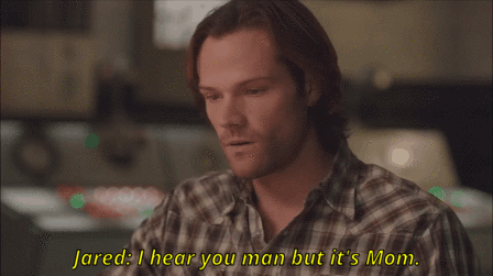 nothingidputbeforeyou:  Jensen and Jared making each other laugh with Charlie the