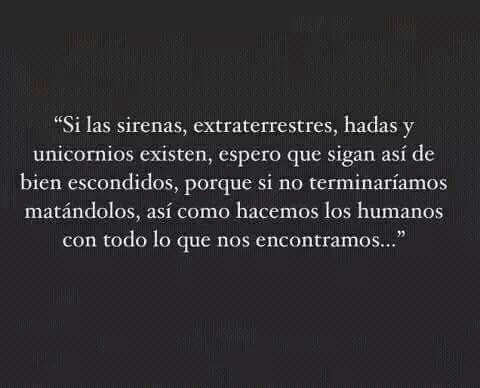 odioexistir:  ¡Wow! En verdad si damos asco. 