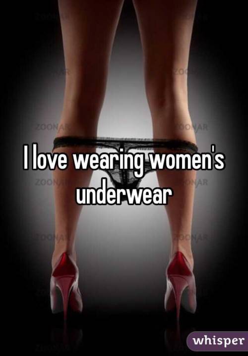 bdanded: i sure do! I dont consider them women&rsquo;s underwear anymore, they are my panties.