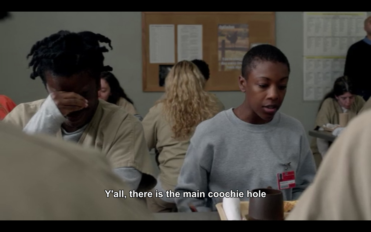 wendycorduroy:  ohyeeeahman:  adventureiwillalwaysseek:  orange is the new black