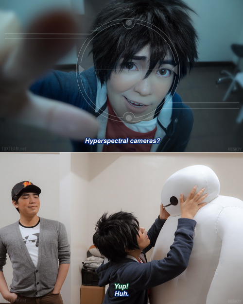 jblatherings:damilyn:behindinfinity:“Wait ‘til my brother sees you”Big Hero 6 cosplayHiro • Jin (me) / Tadashi • Miguel / Baymax • Pablophotos by Reskiy» Part of our Big Hero 6 photo series (●—●)  jblatherings look at how beautiful