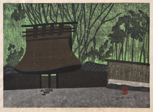 The atmospheric gardens of Kiyoshi Saito, color woodblock prints