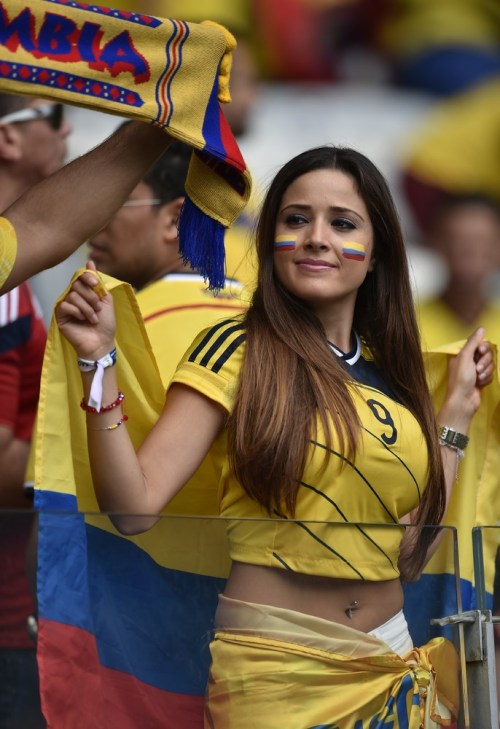 taengochaerin:  Colombian girls - World Cup