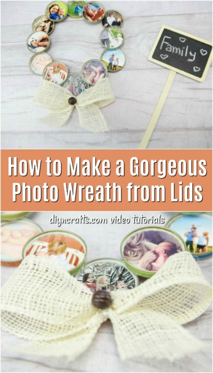 How to Make a Gorgeous Photo Wreath from Lidshttps://www.diyncrafts.com/55670/decor/how-to-make-a-go