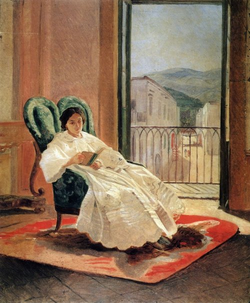 Portrait of the Artist&rsquo;s Wife, Anna Ge, born Zabela (1858). Nikolaï Ge (Russian, 1831-1894). O
