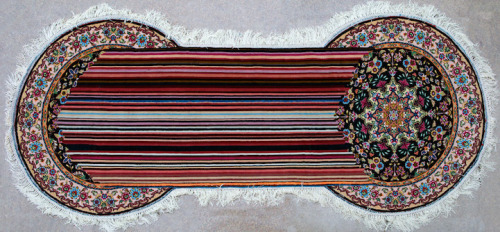 zooophagous:  escapekit:  Technological rugs By combining traditional Azerbaijani rugs with modern technology glitches Baku-based artist Faig Ahmed has created an awesome ongoing series.  Escape Kit / Twitter / Subscribe   Im so angry 