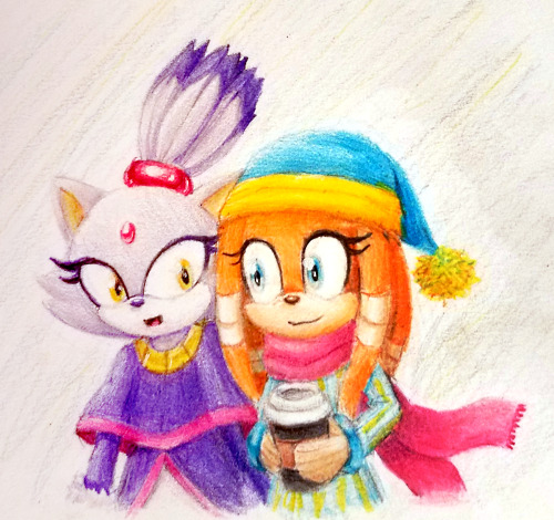 octopeachy: cozytober day 1: sonic i used to draw sonic stuff a lot, and use colored pencils a lot, 