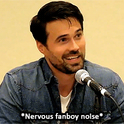 Brett fanboying over RDJ aka the most precious thing