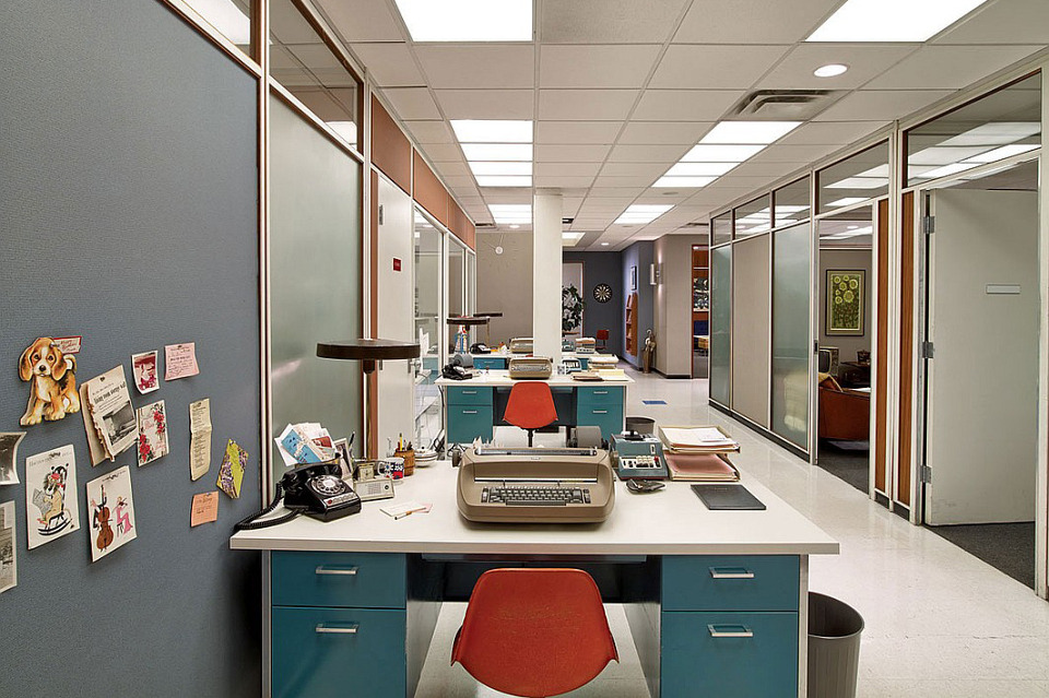 ap-architecturememories:  &lsquo;Mad Men set design 