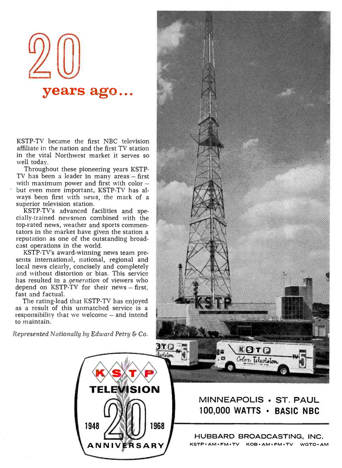 FADED SIGNALS — This is a beautiful 1932 ad for KSTP in St. Paul