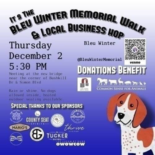 Reposted from @bleuwintermemorial Join us Thursday December 2 at 5:30pm We will meet at the new brid