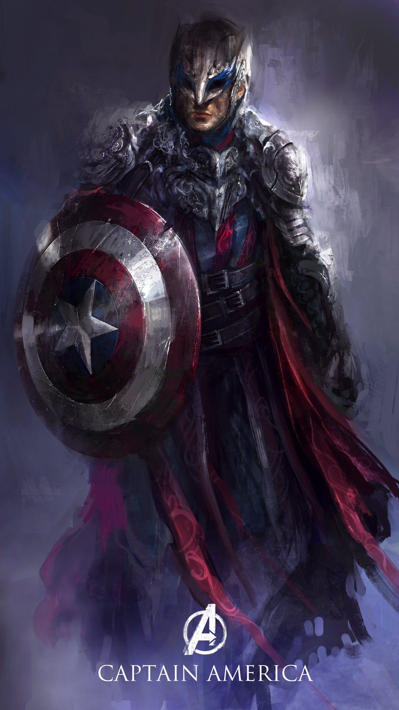 pxlbyte:  The Avengers Illustrated as a Dark FantasyDaniel Kamarudin is the man behind