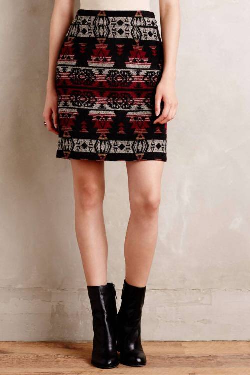 wantering-dressed-in-red: Cima Pencil SkirtSee what’s on sale from Anthropologie on Wantering.