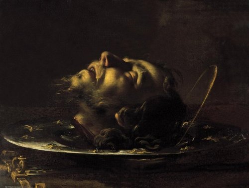 blackpaint20:  Francesco Cairo (1607 - 1665) - Head of the Baptist, circa 1635