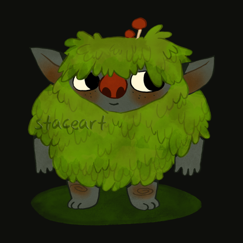 Another mossy covered friend for Drawgust 2021! This one was based off an old sketch I did.