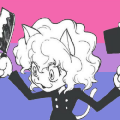 Illumi + Pitou Bisexual Pride Icons Ok Bye