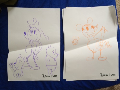 Here’s a few of my attempts at Mickey and the fam at such a fun Disney character drawing workshop at