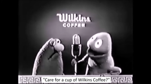 mousathe14: glass-garden: glass-garden: JIM HENSON USED THE KERMIT THE FROG PROTOTYPE TO MAKE ADS 