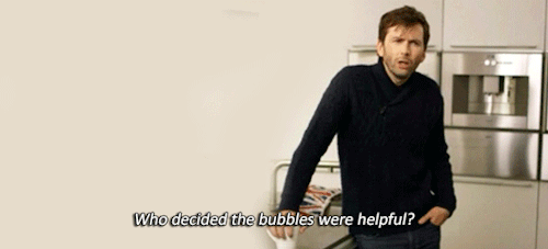 thetatyler:                   The bubbles just create another layer of social anxiety for us all that we could do without. 