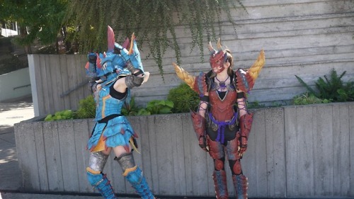 Lagiacrus (sk00pa) and Tetsucabra (Mordali Cosplay) cosplays are done! PAX West was great!!! Now to 