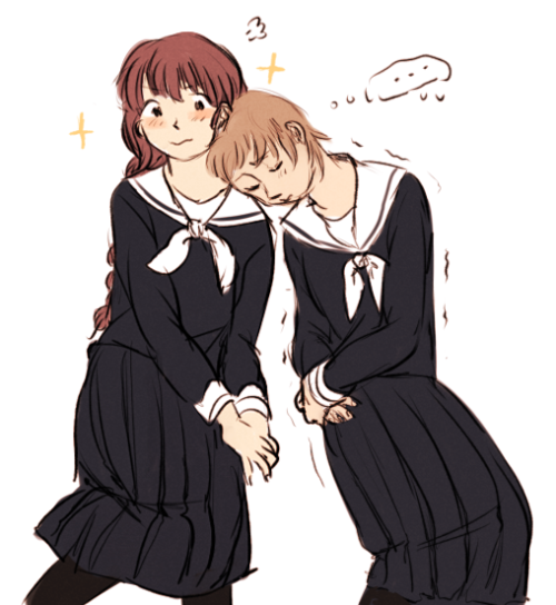 breakfastbooty:  I finished reading whatever Maria-sama manga chapters were on the internet and I gotta say, I think I liked it more than the anime, if that was possible (they were REALLY similar which makes sense)  