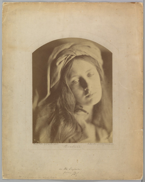met-photos: Beatrice by Julia Margaret Cameron, The Met’s Photography DepartmentMedium: Albume