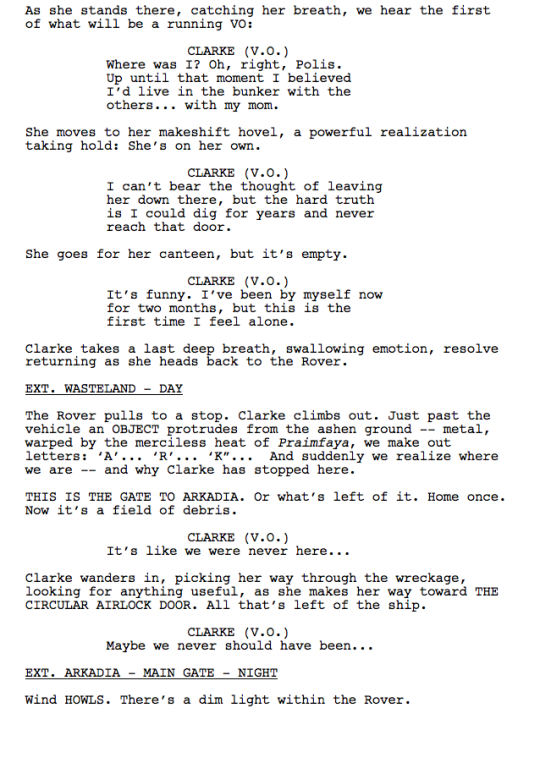 A little snippet from the Season 5 premiere, Eden, written by Jason Rothenberg and directed by Dean White. 